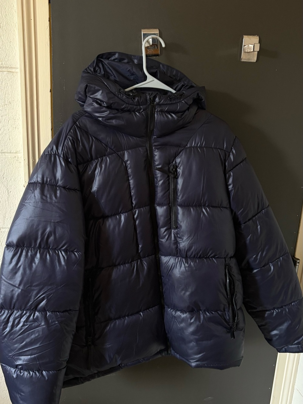 GAP Large Dark Black Puffer Coat